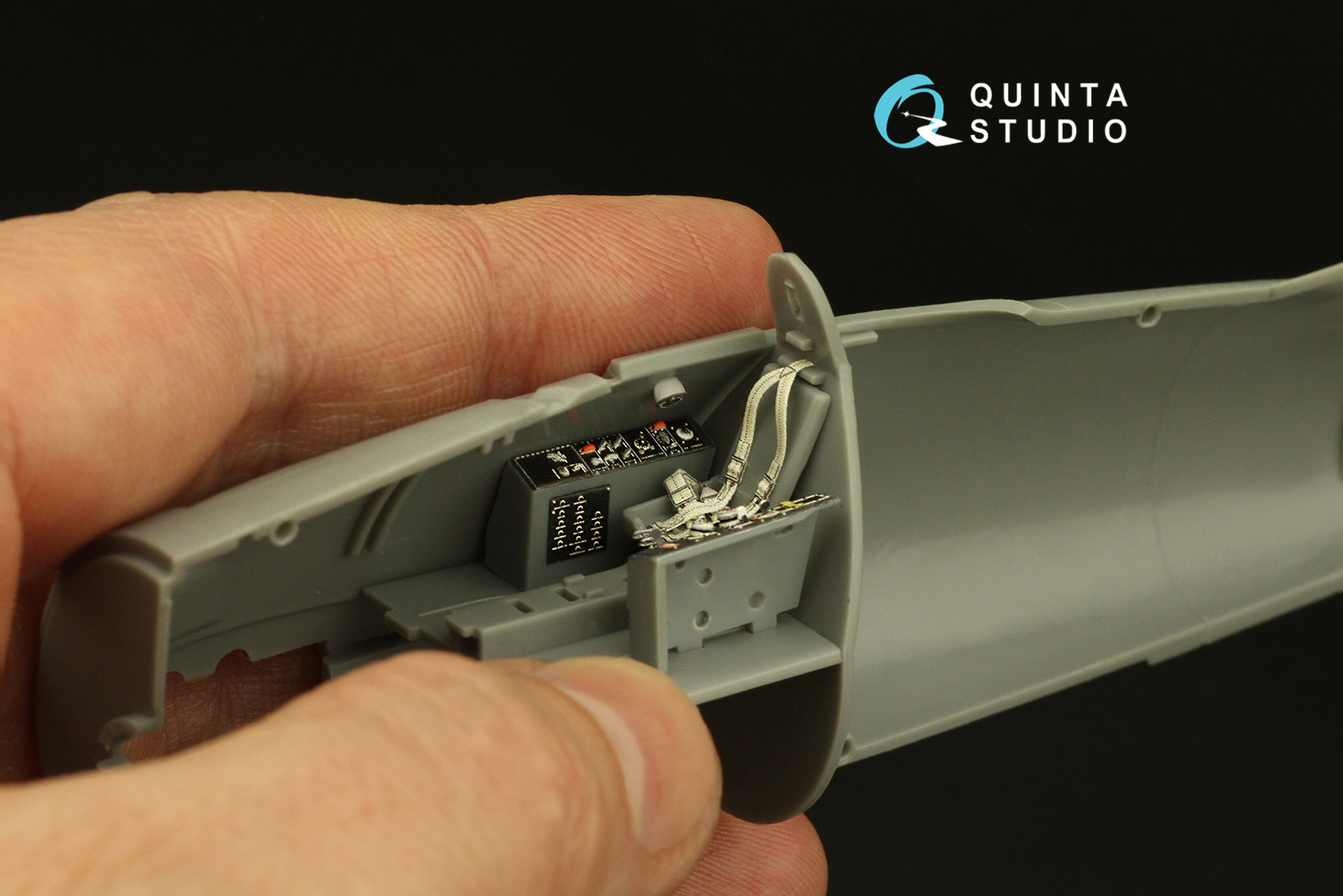 QD48384 3D Декаль интерьера кабины F8F-2 Bearcat (Hobby Boss)