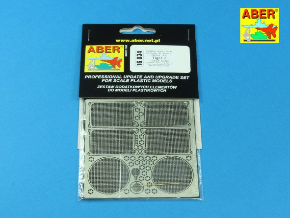 ABR-16-034  Дополнения для  Tiger II - Vol.2A- Grilles для Tamiya 1/16