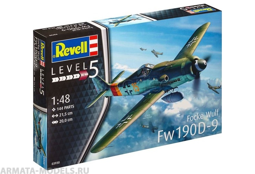 03930 Немецкий истребитель Focke Wulf Fw 190 D-9 Revell