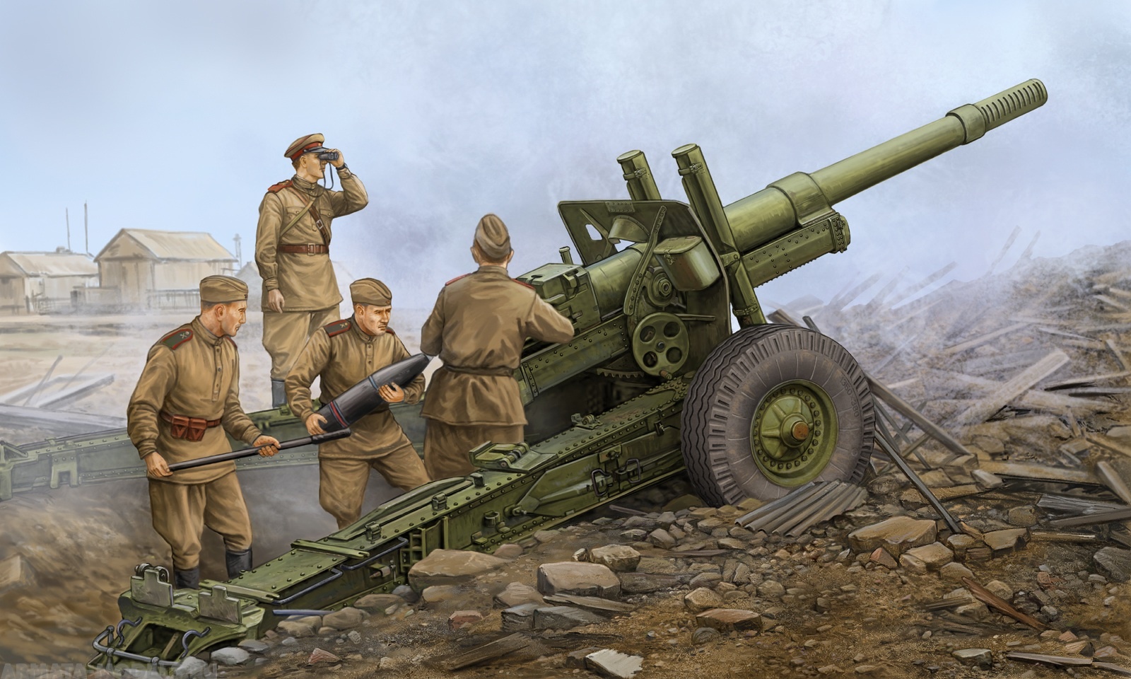 Soviet ml-20 152mm Howitzer