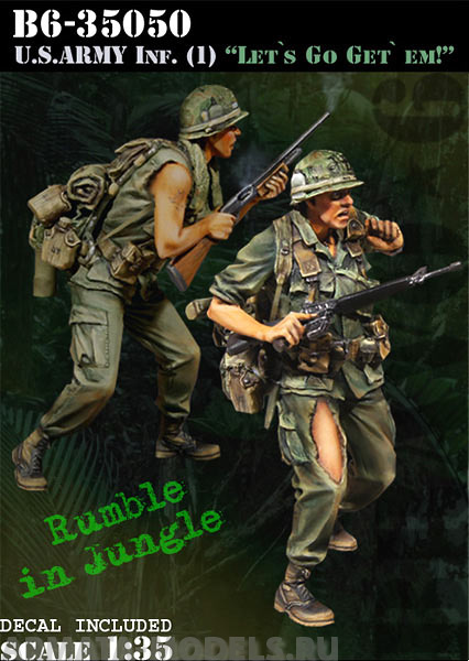 B6-35050 US Army Inf(1) Let`s Go Get` em! Bravo6