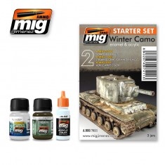 AMIG7411 Ammo Mig Набор для создания реалистичных эффектов WINTER CAMO SET