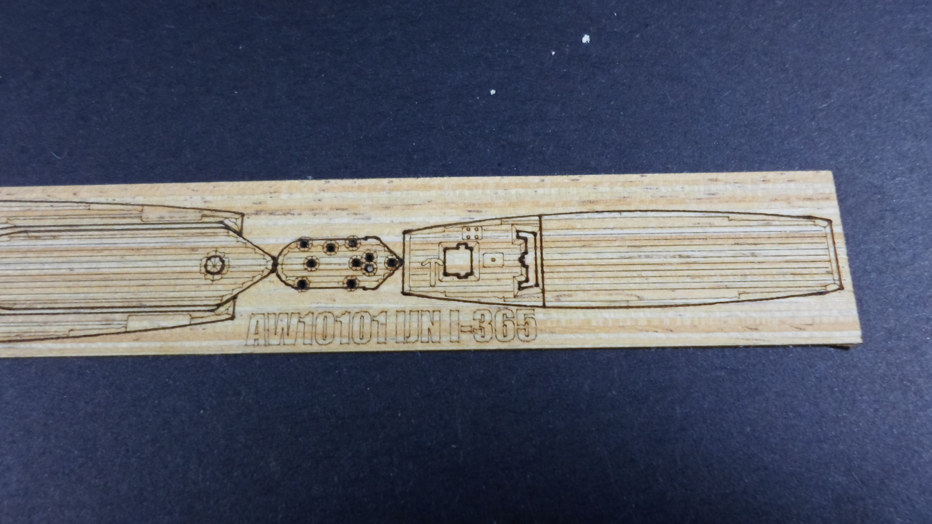 AW10101 Деревянная палуба для IJN Submarine I-365