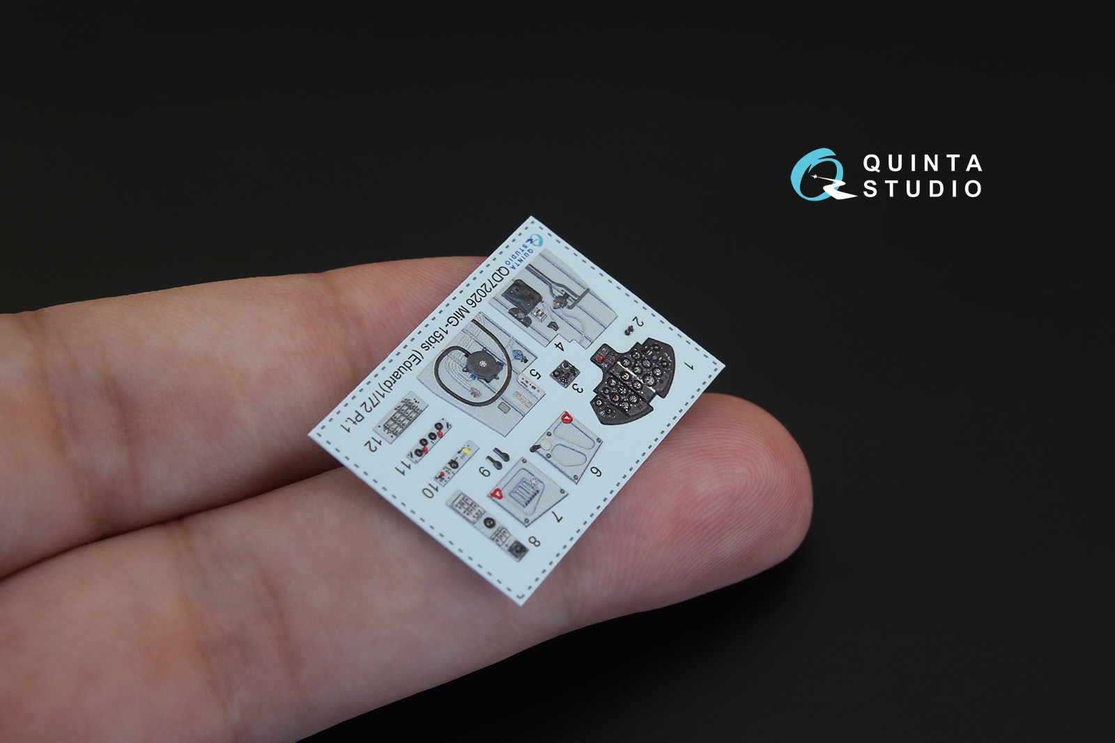 QD72026 3D Декаль интерьера кабины МиГ-15 (для модели Eduard)