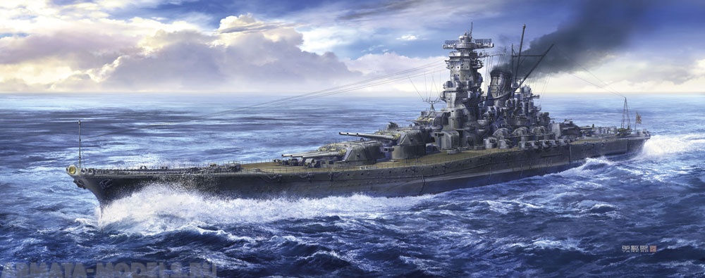 40151 Корабль  IJN BATTLESHIP YAMATO Hasegawa