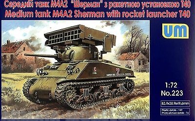 Tank M4A1 w/T-40 rocket launcher UM