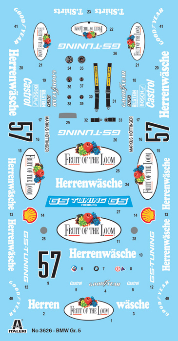 3626 ИТ B.M.W. 320 GROUP 5 Italeri