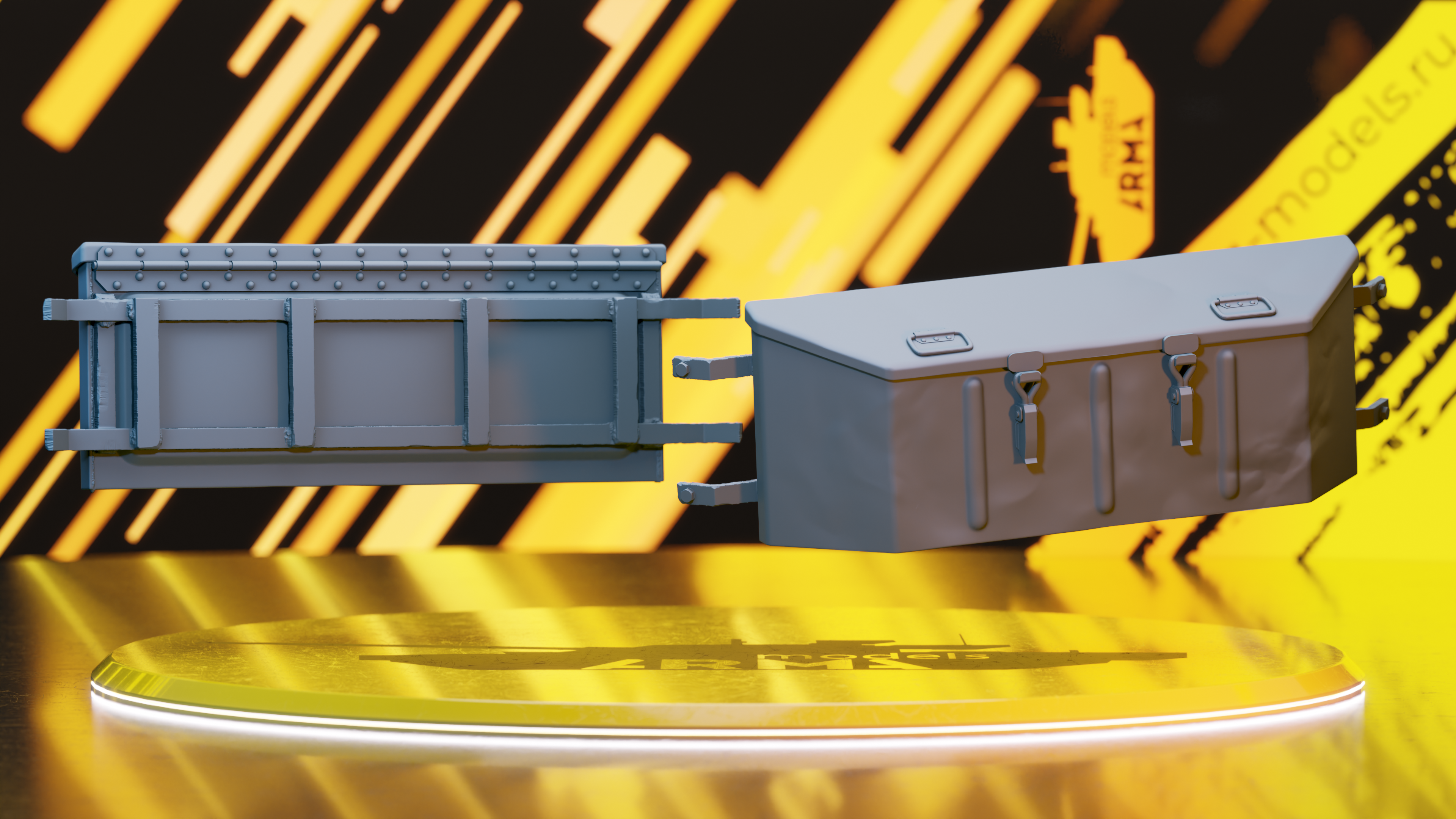 AM36034 Забашенный ящик для AMX ELC BIS Arma Models