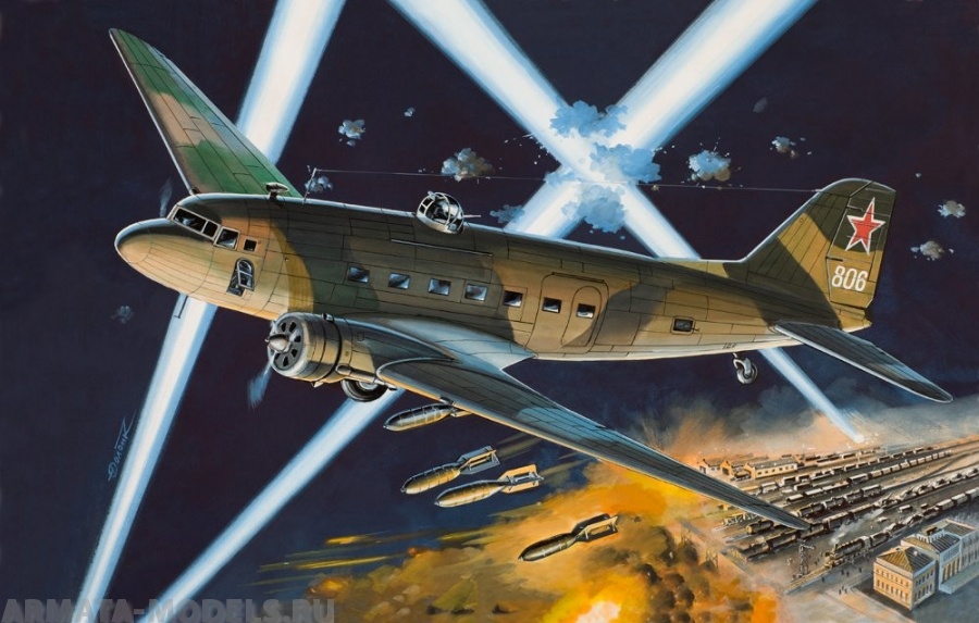 ЕЕ14433 Ночной бомбардировщик Ли-2НБ Восточный экспресс