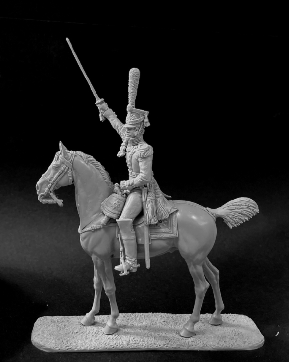 CHM-54254(М). Штаб-офицер Лейб-Гвардии Литовского полка, Россия 1812-14 гг. 54 мм. Материал - белый металл. Chronos Miniatures