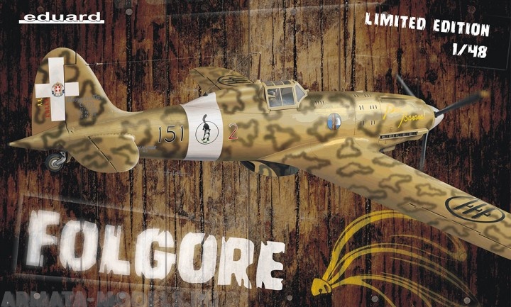 1132 Самолет Macchi C.202 Folgore от Hasegawa (Смола, травление, декали Cartograf) EDUARD