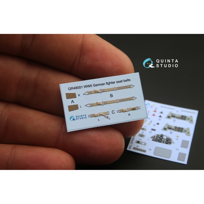QD48105 3D Декаль интерьера кабины Bf 109C/D (для модели Modelsvit)