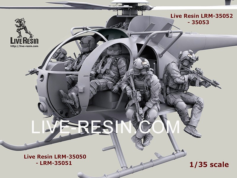 LRM35051 Экипаж вертолета MH-6 Little Bird Пилот 1