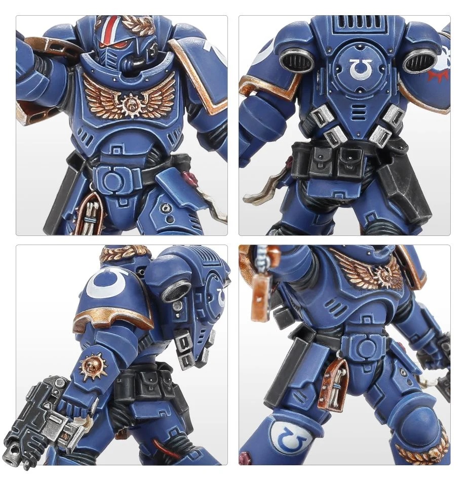 48-84GW Набор Космодесант. Примарис Лейтенант с силовым мечом (Space Marines Primaris Lieutenant with Power Sword)
