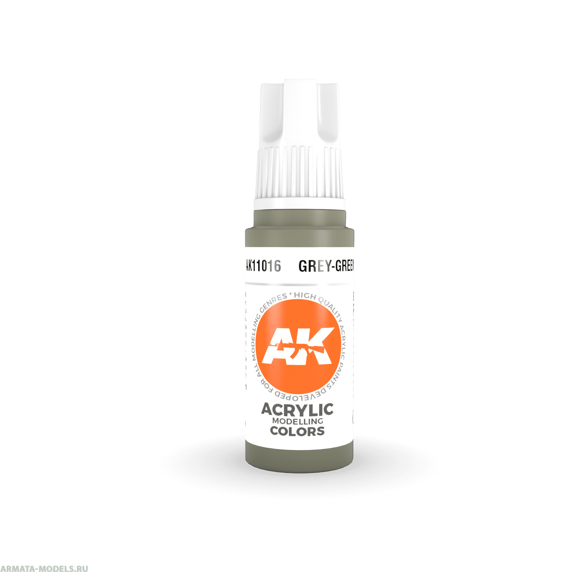AK11016 Краска акриловая Grey-Green 17ml
