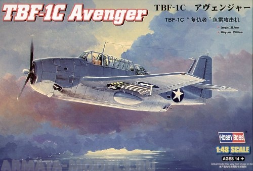 80314 Cамолёт TBF-1C Avenger Hobby Boss