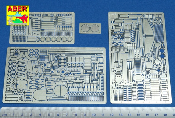 ABR-16-002  Дополнения для  Tiger I, Ausf.E – Early version (Basic set) для Tamiya 1/16