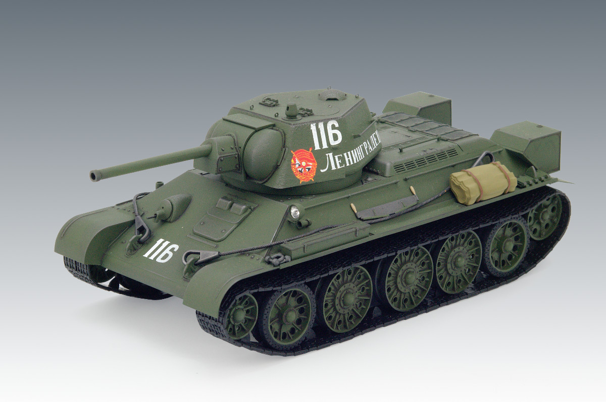35365 T-34/76 (производство начала 1943 г.),Советский средний танк ІІ МВ ICM