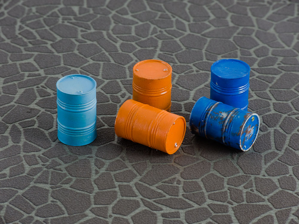 AVD143001202 Миниатюра Бочка металлическая 200л, 4 шт.