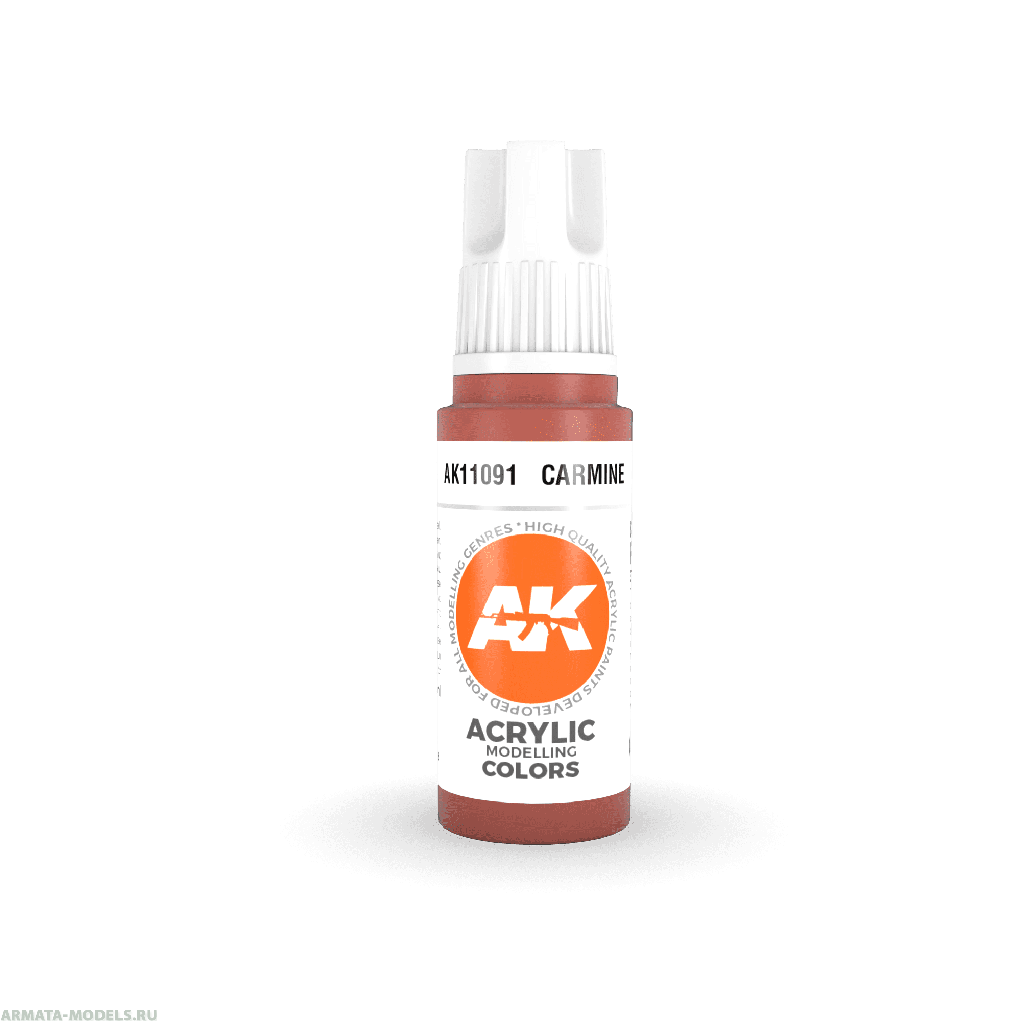 AK11091 Краска акриловая Carmine 17ml