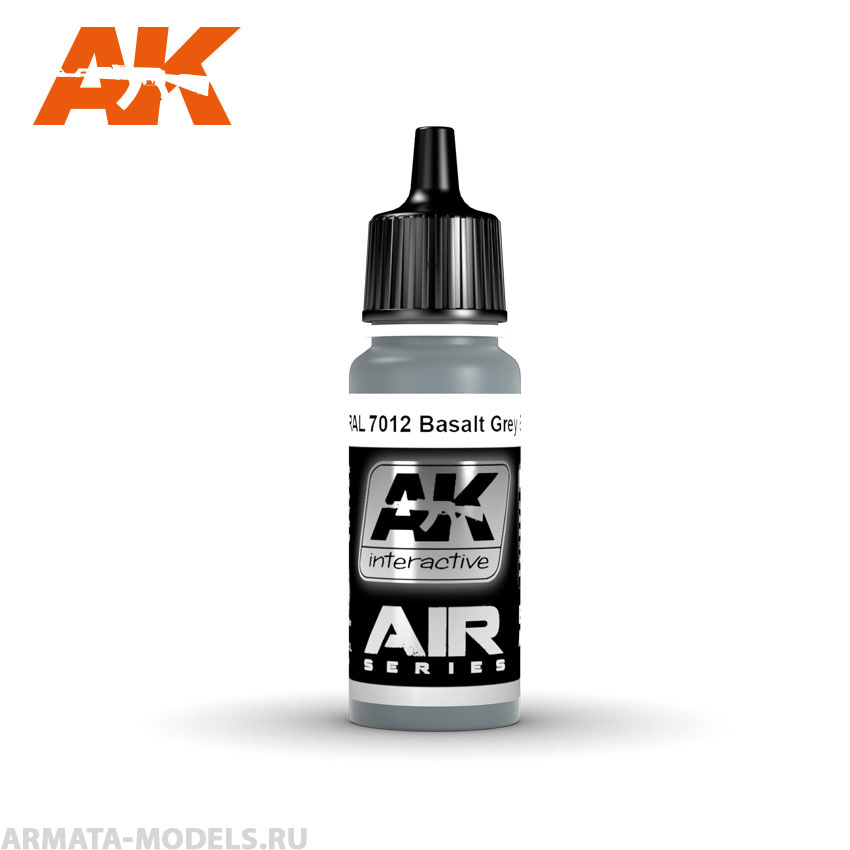 AK2174 Акриловая краска RAL 7012 Basalt Grey (Basaltgrau) 17ml