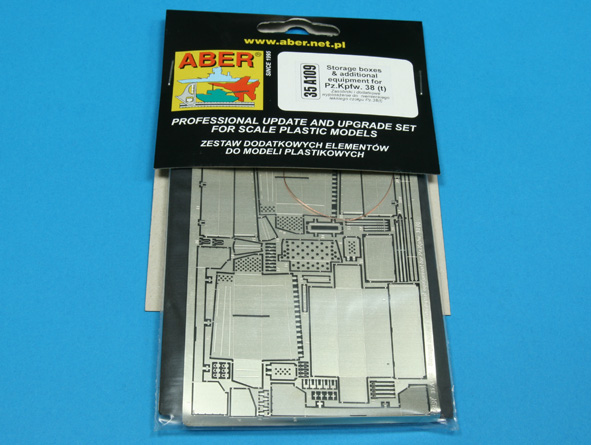 ABR-35-A109  Дополнения для  Storage boxes  Pz.Kpfw. 38 (t) для  1/35
