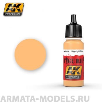 AK3013 Акриловая краска HIGHLIGHT FLESH