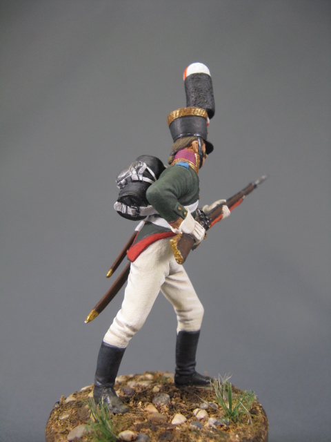 CHM-54095(M). Унтер-офицер гренадерских полков, Россия 1805 г. 54 мм. Материал – белый металл Chronos Miniatures