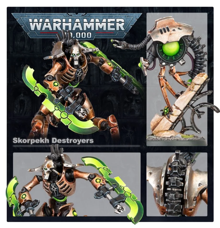 49-31GW Набор Некроны: Разрушители-Скорпехи (Necrons Skorpekh Destroyers)