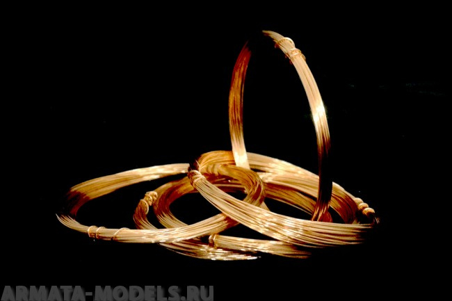 AH0104 Проволока медная, диаметр 0.40 мм, 5 метров