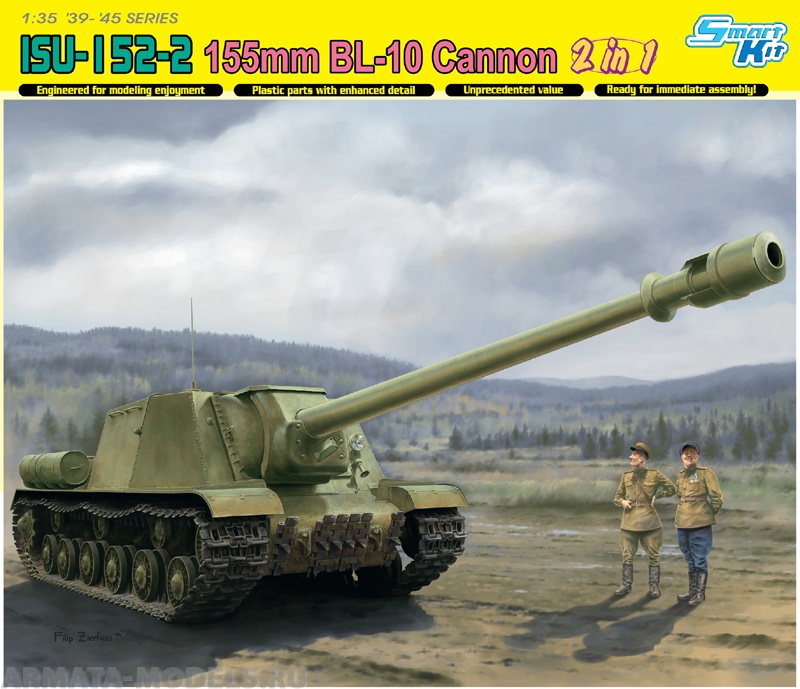 6796Д Самоходка ISU 152-2-2-BL-10 Dragon