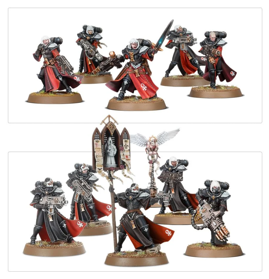52-20GW Набор Адепта Сороритас: Отряд Сестер Битвы (Adepta Sororitas Battle Sisters Squad)