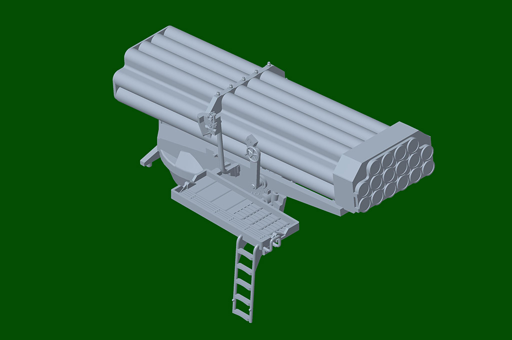 07180P РСЗО Russian 9P140 TEL of 9K57 Uragan Multiple Launch Rocket System Trumpeter
