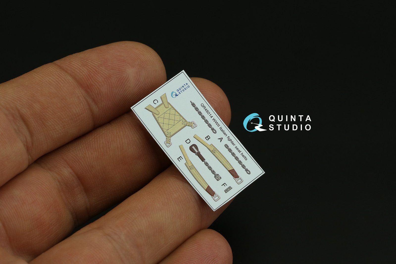 QD48230 3D Декаль интерьера кабины Fiat CR.42 (Italeri)