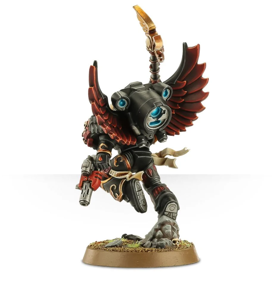 41-17GW Набор Кровавые Ангелы. Капеллан с прыжковым ранцем (Blood Angels Chaplain With Jump Pack)