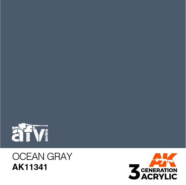 AK11341 Краска акриловая 3Gen Ocean Gray (FS35164)