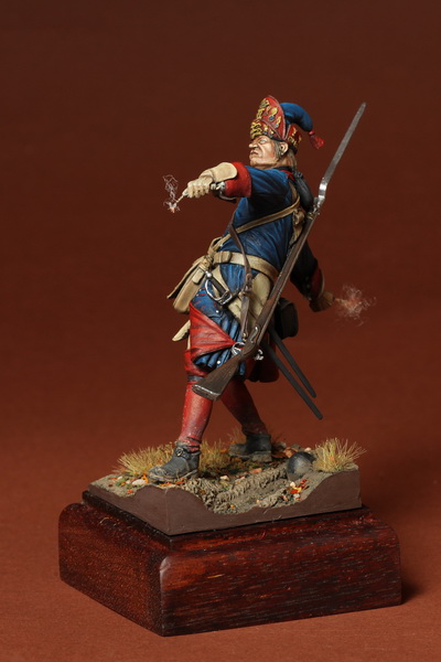 75-002SOGA Grenadier of the Swedish infantry. Great Northern War 1700-1721 SOGA Miniatures