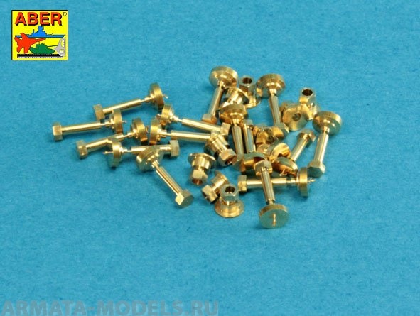 ABR-16-110  Дополнения для  Turned imitation of Hexagonal bolts & nuts 1,6 x  4,0 mm x 15 pcs. And 1,6mm nuts x 10 pcs. универсальный набор 1/16