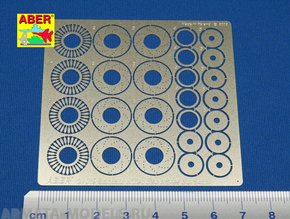 ABR-24-019  Дополнения для  Standard drilled discs brakes dia. 14mm  для  1/24
