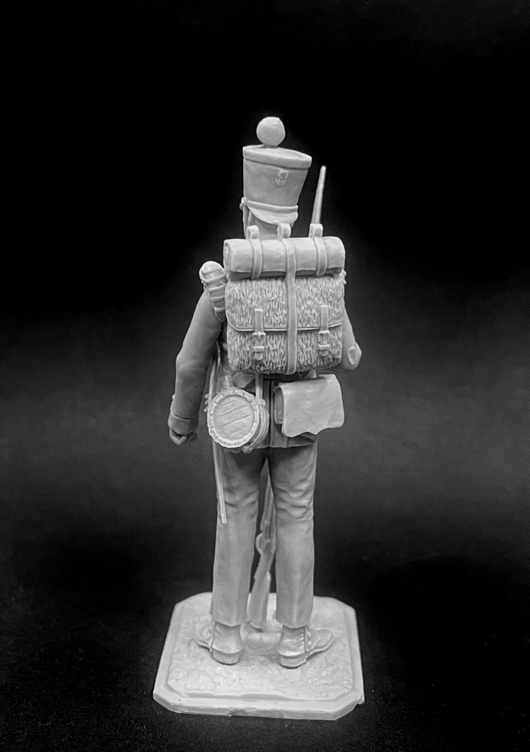 CHM-54343. Шассер 16-го легкого пехотного батальона, Голландия 1815 г. 54 мм. Материал - смола. Chronos Miniatures