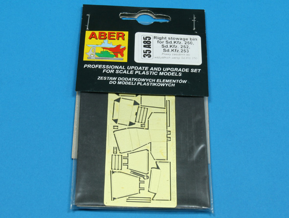 ABR-35-A85  Дополнения для  Right stowage bins for Sd.Kfz.250, 252, 253 для  1/35