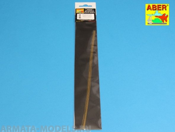 ABR-BR-06  Дополнения для  Brass  round rods ? 0,6mm length 250mm x 8 pcs. для
