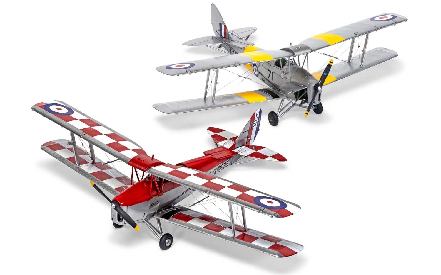 A04104 Сборая модель самолета de Havilland D.H.82a Tiger Moth Airfix