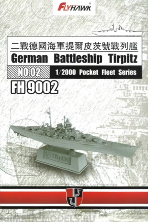FH9002 German Battleship Tirpitz FlyHawk