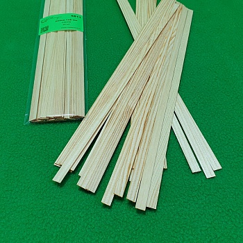 5811 рейки 1х8 мм - длина 300 мм - 30 шт - сосна