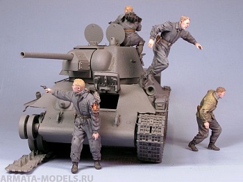 T-35101 Cоветские танкисты в бою (зима 1942-45) (2)