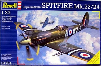 04704 Военный самолет Spitfire Mk-22/24 (1:32)
