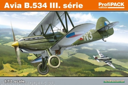 70101 Самолет Avia B.534 III. serie EDUARD