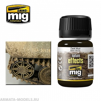 AMIG1405 Ammo Mig Жидкость для имитации потеков  DARK MUD