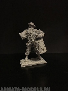 351ТБ Пеший ландскнехт бьющий в барабан ,